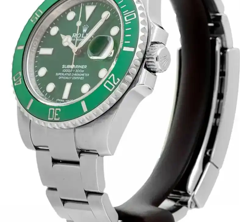 Prestigious Jewelrys Submariner Green Rolex 116610LV 0701